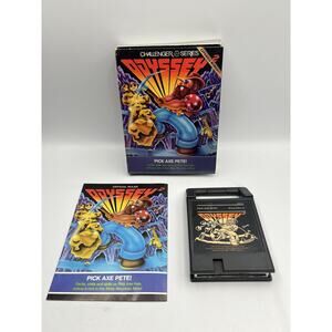 Odyssey 2 Pick Axe Pete (1982, Magnavox) CIB, Complete with Manual, Rare! Tested
